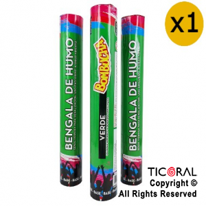 BENGALA DE HUMO VERDE BOMBUCHA x 1
